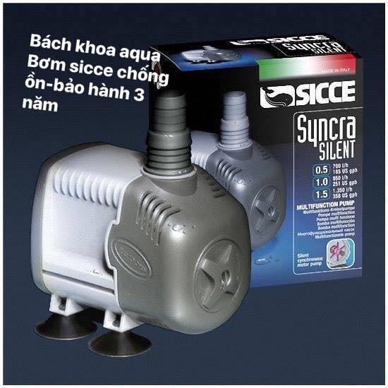 Máy bơm SICCE SYNCRA SILENT cao cấp bảo hành 3 năm